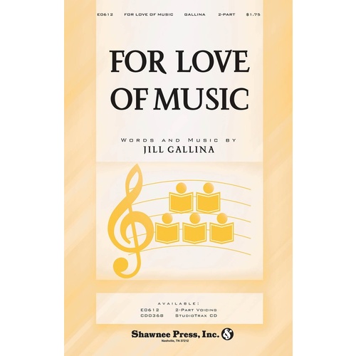 For Love Of Music 2Pt Book