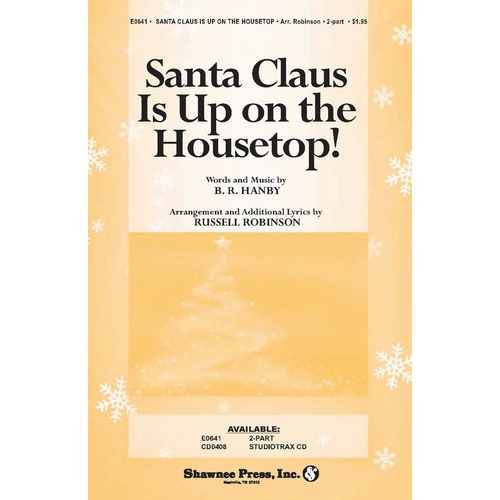 Santa Claus Is Up On The Housetop 2Pt Book