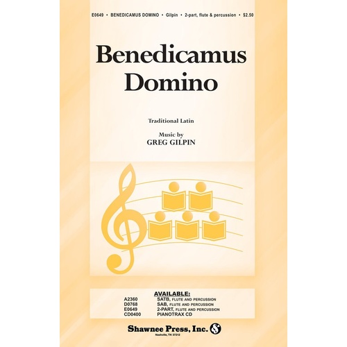 Benedicamus Domino 2-Part Accompanied With Flute Book