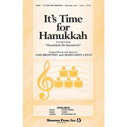 Its Time For Hanukkah 2Pt Accompanied Book