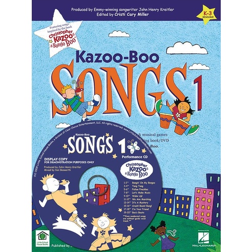 Kazoo Boo Songs 1 Accomp CD Book