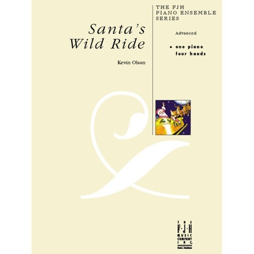 Olson - Santas Wild Ride Piano Duet (Sheet Music) Book