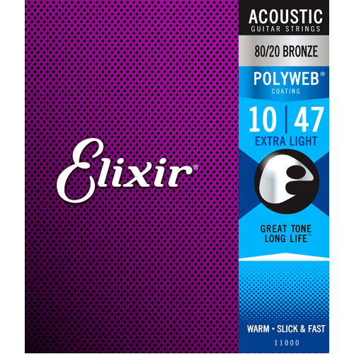 Elixir 11000 Polyweb 80-20 Extra Light 10-47