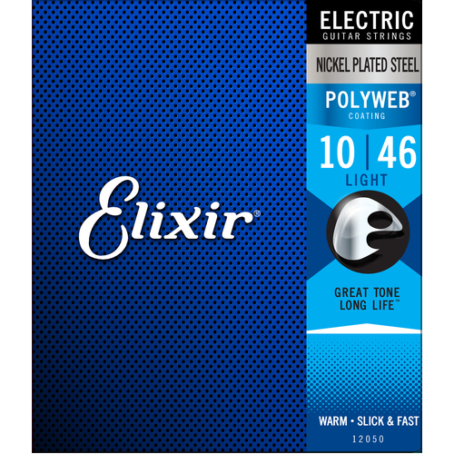Elixir 12050 Polyweb Electric Light 10-46 Electric Guitar Strings