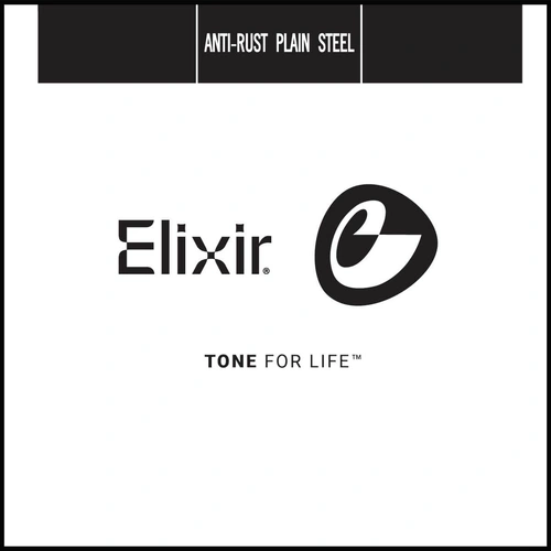 Elixir 13011 Anti-Rust Plain Steel Single Guitar String