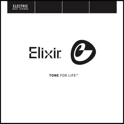 Elixir 15431 Nanoweb Nickel Plated Steel Single Bass String .130 Extra Long