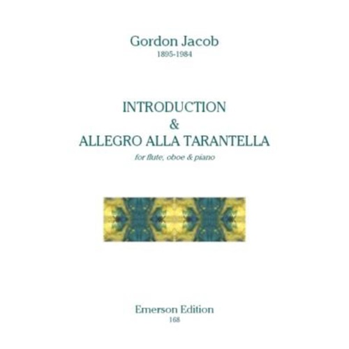 Intro And Allegro Alla Tarantella Flute/Ob/Piano Book