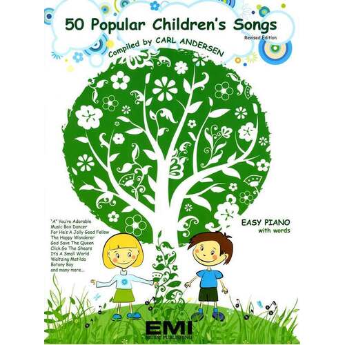 Popular Childrens Songs 50 Easy Piano (Softcover Book)