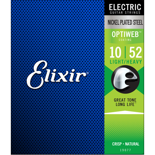 Elixir 19077 Optiweb Electric 10-52 Light-Heavy