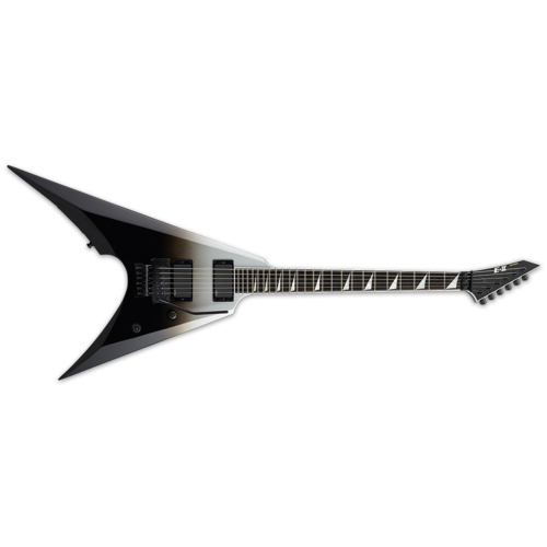 ESP E-II Arrow FR Electric Guitar Black Silver Fade