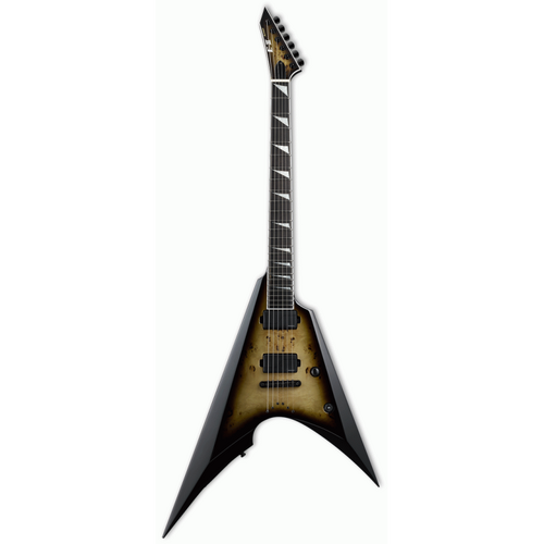 ESP E-II Arrow NT Nebula Black Burst Guitar with Hardshell Case