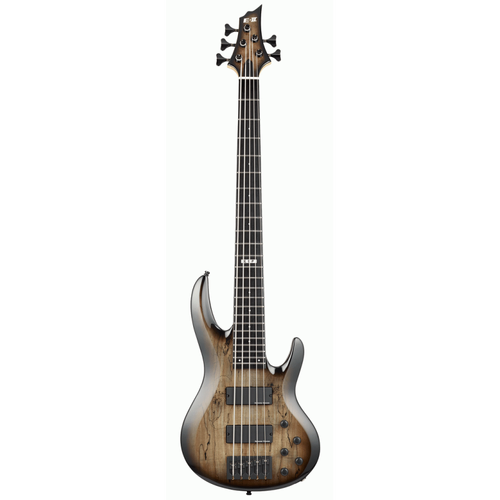 E-II BTL-5 5-String Bass Guitar Black Natural Burst