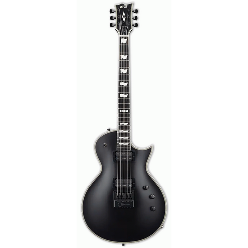 ESP E-II Eclipse EverTune Electric Guitar Black Satin with Hardshell Case