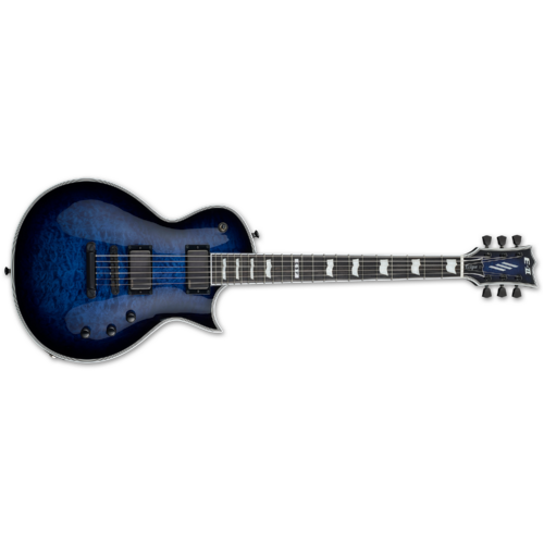 ESP E-II Eclipse Quilted Maple Reindeer Blue Electric Guitar
