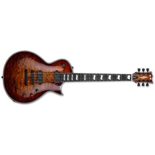 ESP E-II Eclipse Electric Guitar QM Tiger Eye