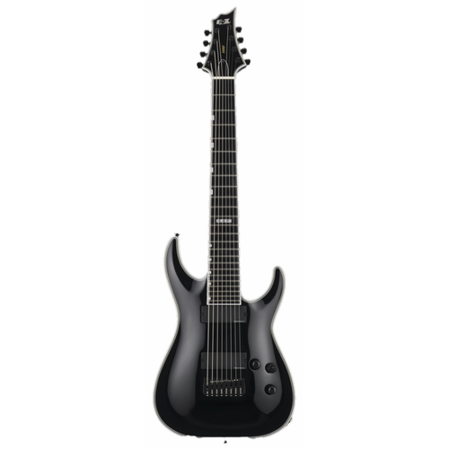 ESP E-II HRF NT-8 Baritone 8-String Guitar Black Satin with Case