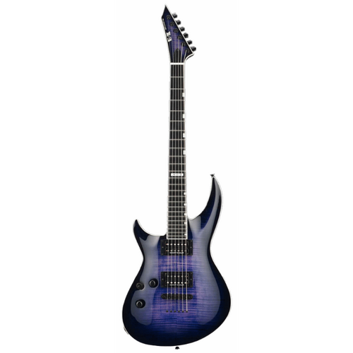 ESP E-II Horizon-III Flame Top Reindeer Blue Left Handed Guitar