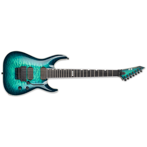 ESP E-II Horizon FR-7 Electric Guitar Teal Burst