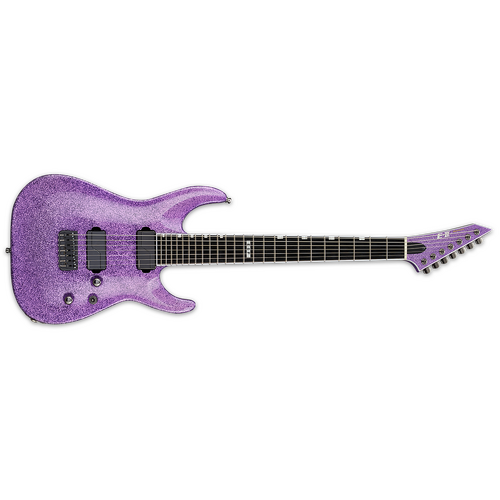 ESP E-II Horizon NT 7 Baritone Hipshot Purple Sparkle