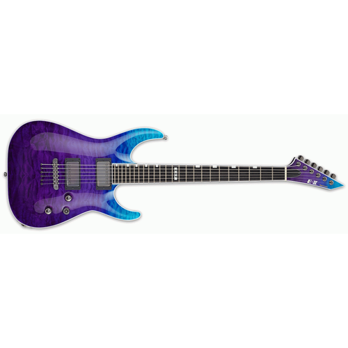 ESP E-II Horizon NT-II Blue Purple Gradation Electric Guitar with Hardshell Case