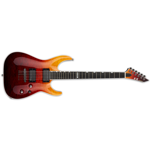 ESP E2 Horizon II NT Tiger Eye Amber Fade Electric Guitar