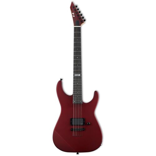 ESP E-II M-I Thru NT - Deep Candy Apple Red Satin