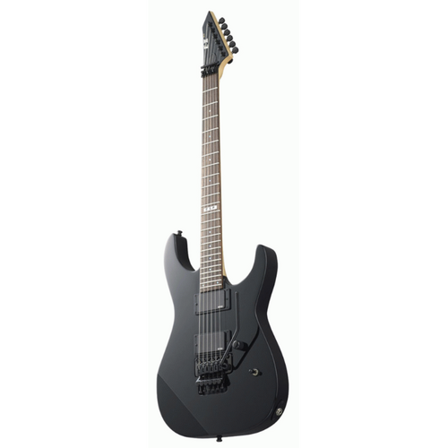 ESP E-II M-II NT Neck Thru Electric Guitar Black with EMG 81 Pickups and Floyd Rose Tremolo