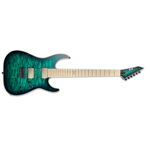 ESP E-II M2 NT Hipshot Black Turquise Burst Electric Guitar