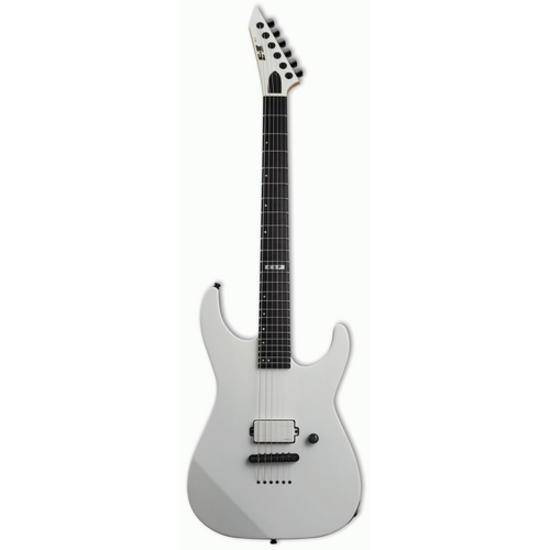 ESP E-II M-I Thru NT Snow White Electric Guitar with Fishman Pickup and Hardshell Case