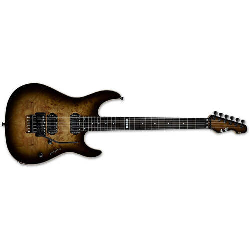 ESP E-II SN-II Snapper Electric Guitar Nebula Black Burst w/ Bare Knuckles & Floyd Rose