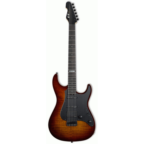 ESP E-II Sn-3/Fm/Hs/Fl/ Tiger Eyes Sunburst Electric Guitar