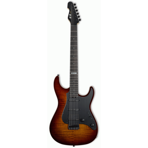 ESP E-II SN-3 FM HS FL Tiger Eye Sunburst Electric Guitar with Hardshell Case