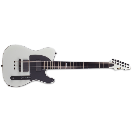 ESP E-II TB-7 Baritone 7 String Electric Guitar Snow White