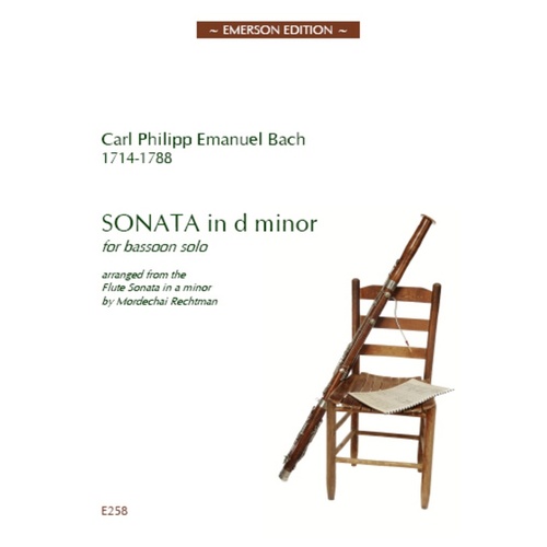 Cpe Bach - Sonata In D Minor For Bassoon Solo