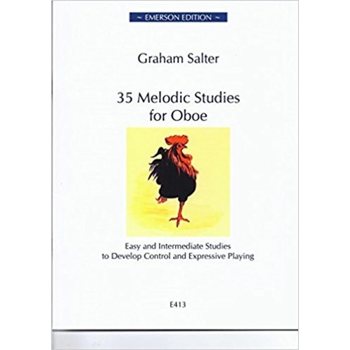 Salter - 35 Melodic Studies For Oboe Book