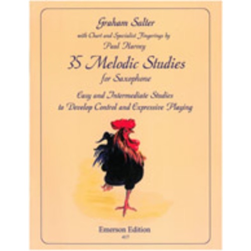 Salter - 35 Melodic Studies For Saxophone Book