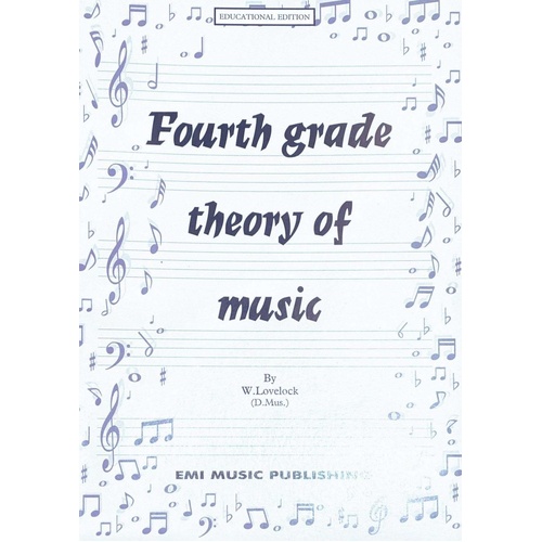 Fourth Grade Theory of Music by EMI Music Publishing - 39 Pages