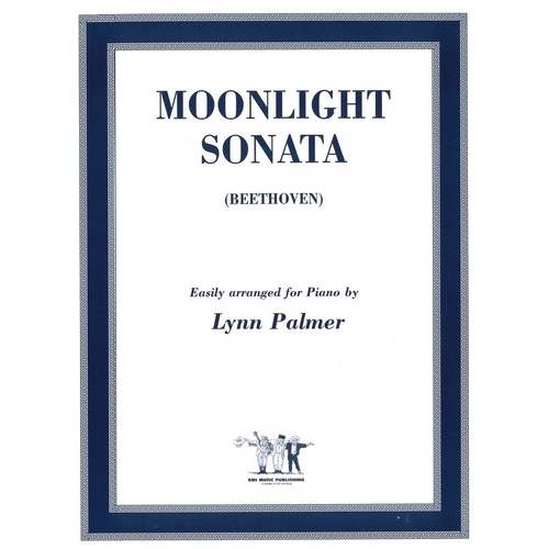 Moonlight Sonata 1st Movement Easy Piano Arrangement by Ludwig van Beethoven