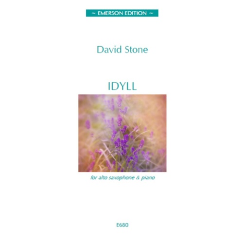 Stone - Idyll For Alto Sax/Piano Book