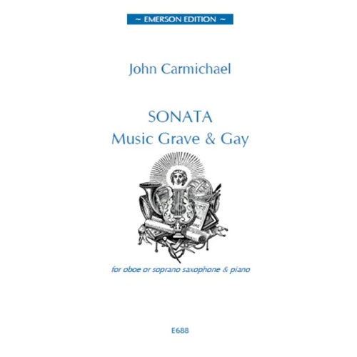 Carmichael - Sonata Music Grave And Gay Oboe Or Sop Sax/Piano Book