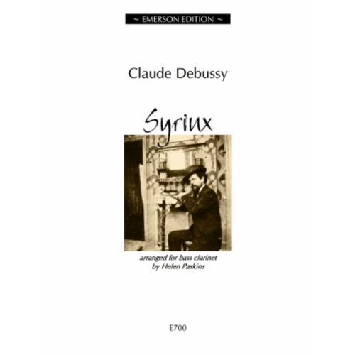 Syrinx For Solo Bass Clarinet Book
