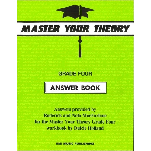 Master Your Theory Grade 4 Answer Book