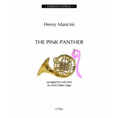 Pink Panther For Solo Horn Book