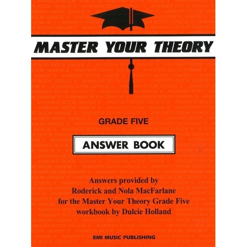 Master Your Theory Grade 5 Answer Book