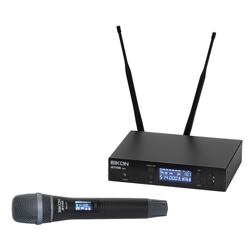 Eikon Aether PLL UHF Wireless Handheld Microphone System Band A 514-542 MHz