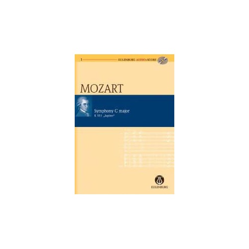 Mozart - Symphony No 41 in C K 551 "Jupiter" Study Score with CD