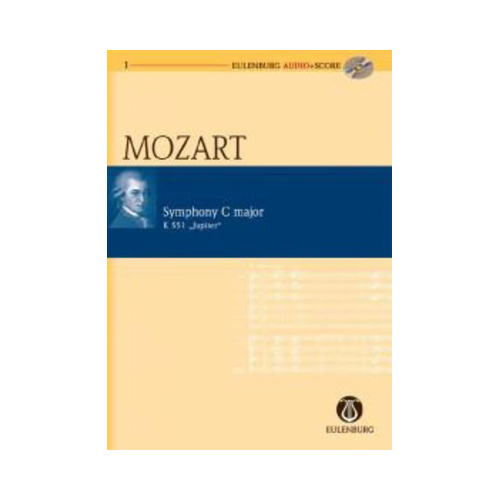 Symphony No 41 Jupiter K 551 Study Score Bk/Cd