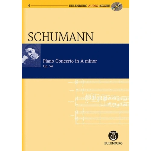 Schumann - Piano Concerto in A minor Op. 54 Study Score with CD