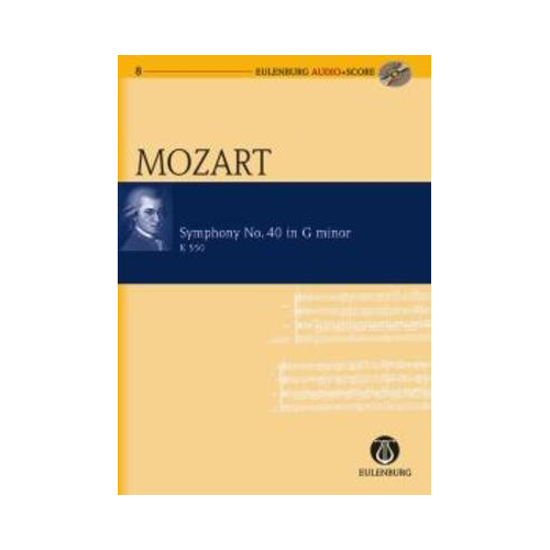 Symphony No 40 in G Minor K 550 Study Score Book/CD
