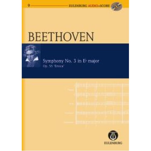 Symphony No 3 Op 55 E Flat Eroica Book/CD (Music Score/CD) Book